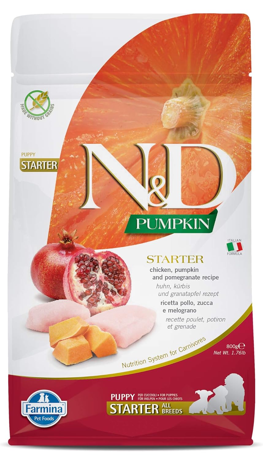 N&D Pumpkin, Chicken, Pomegranate- Puppy Starter 800gm