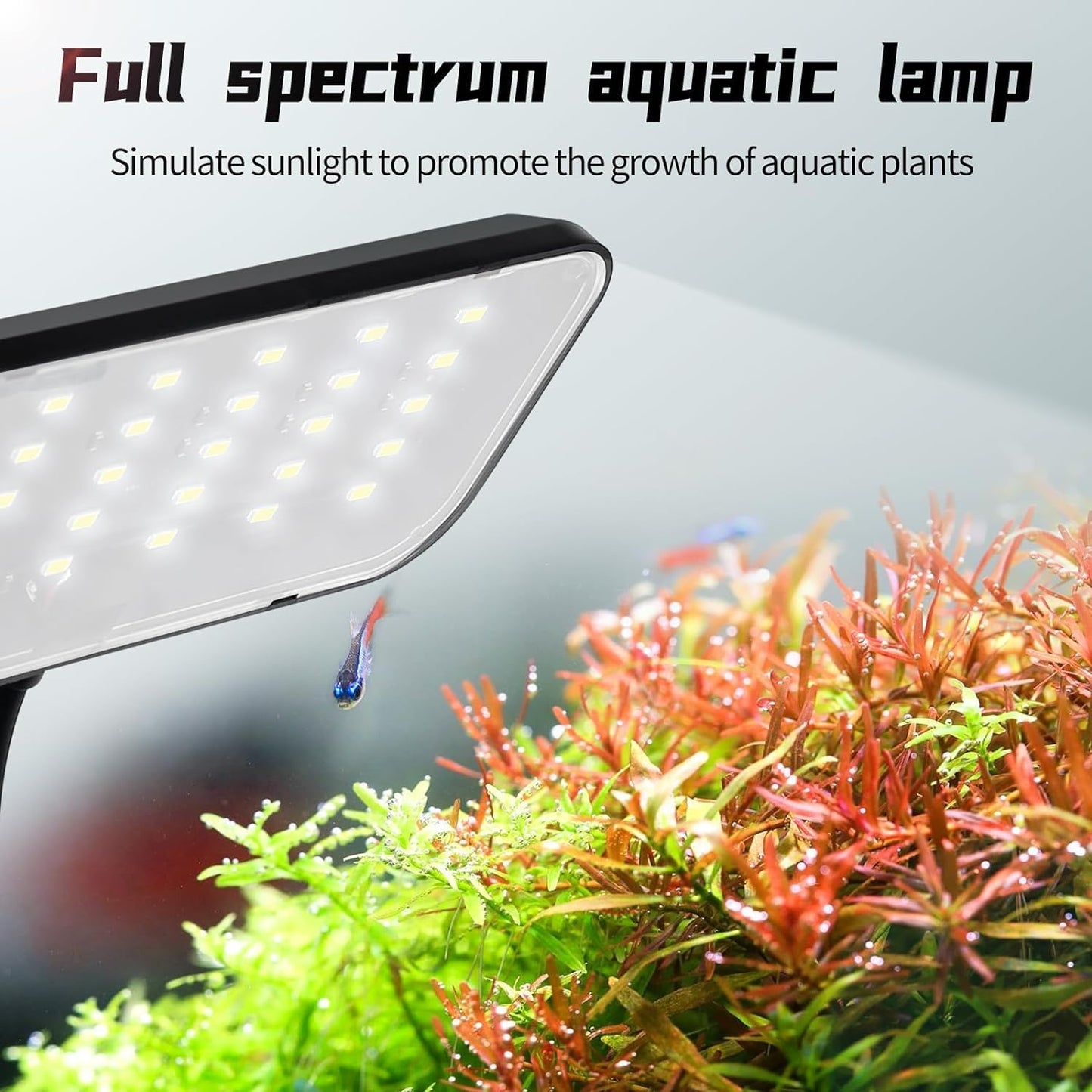 Neo Helios Nano S3 | 8 Watts Clip on Aquarium LED Light Suits up to 2 Feet Fish Tank