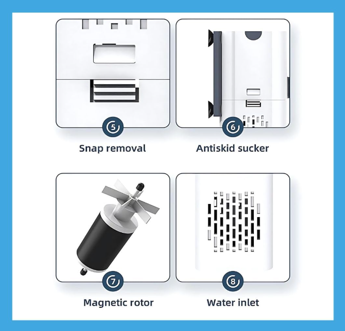 Sun-sun Xiaoli XQP Series Multi-Function Submersible Filtration Pump (XQP-1500F | 20W | 1500L/h | Suitable Tank Size : 3-4 Feet
