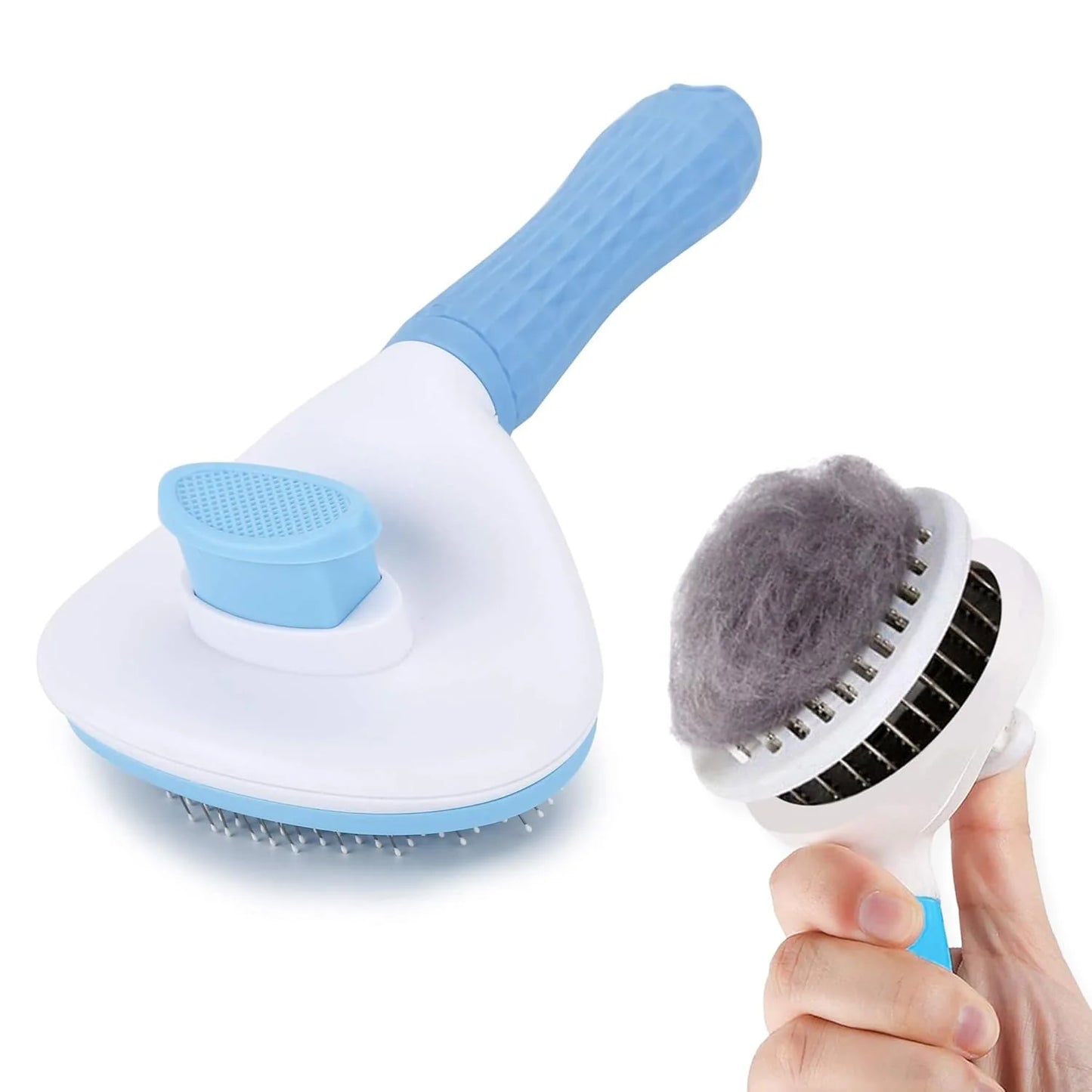Self-Cleaning Slicker Brush – Shedding & Detangling Tool
