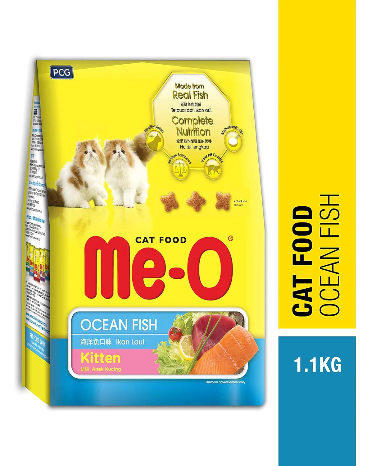Skip to product information Me - O Kitten Dry Cat Food ( Flavor - Ocean Fish )