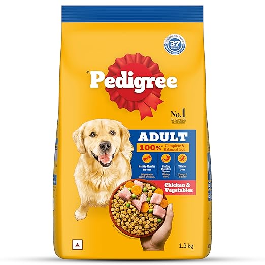 Pedigree Adult Dry Dog Food – Chicken & Veg Flavour