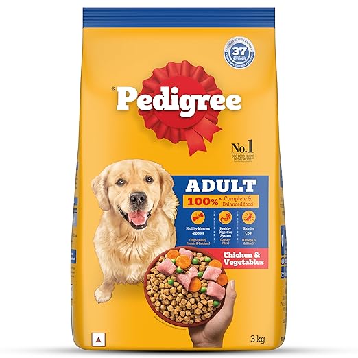 Pedigree Adult Dry Dog Food – Chicken & Veg Flavour
