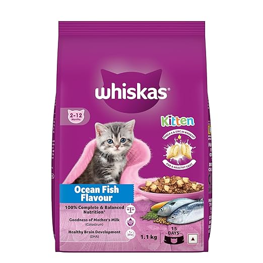 Whiskas Kitten Dry Cat Food (Flavor - Ocean Fish)