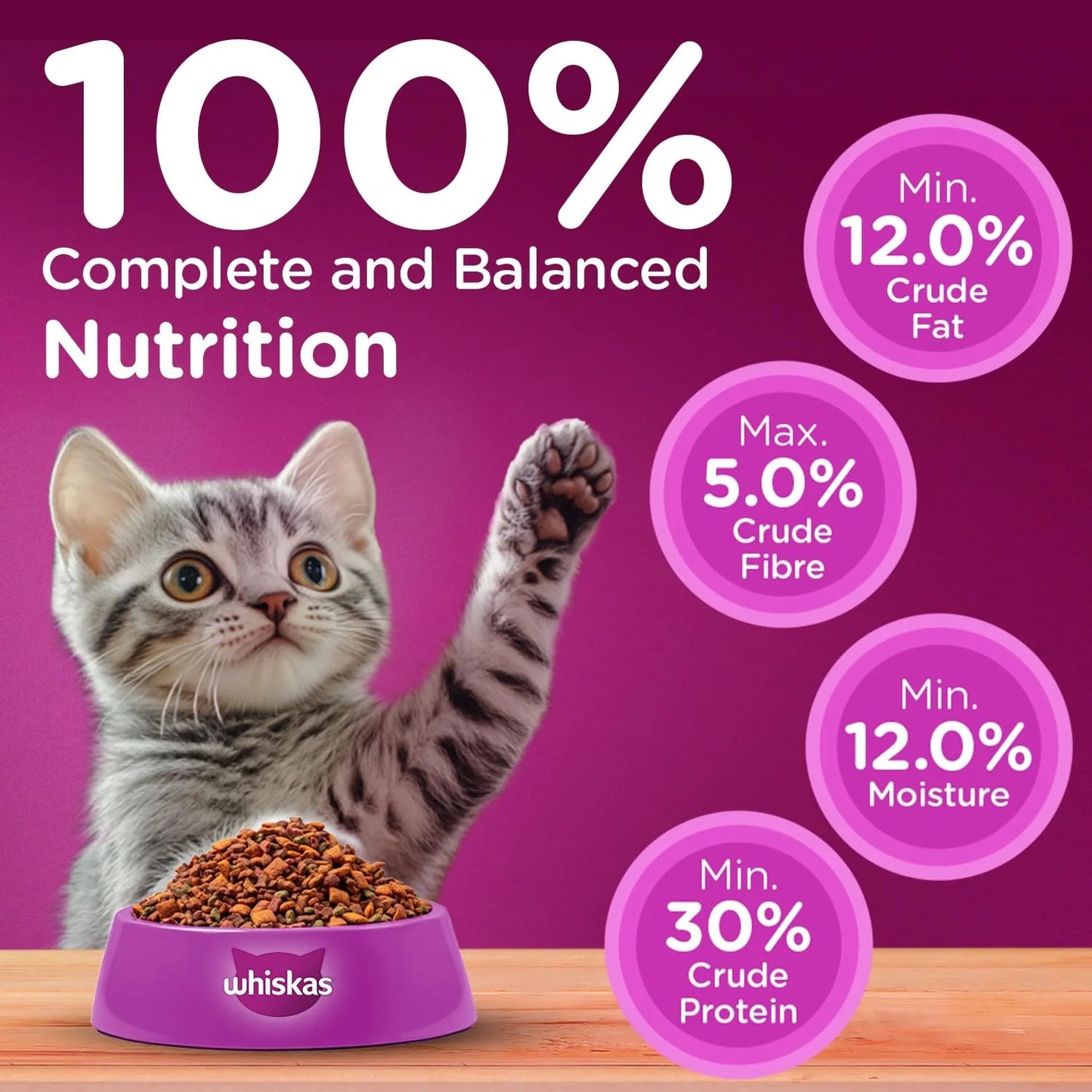 Whiskas Kitten Dry Cat Food (Flavor - Ocean Fish)