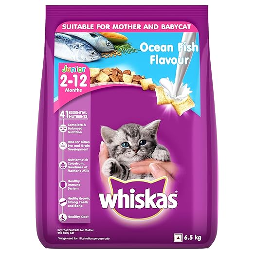 Whiskas Kitten Dry Cat Food (Flavor - Ocean Fish)